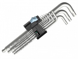 Wera Stainless Hex-Plus 9 Piece Key Set Ball End (1.5-10mm) £29.95